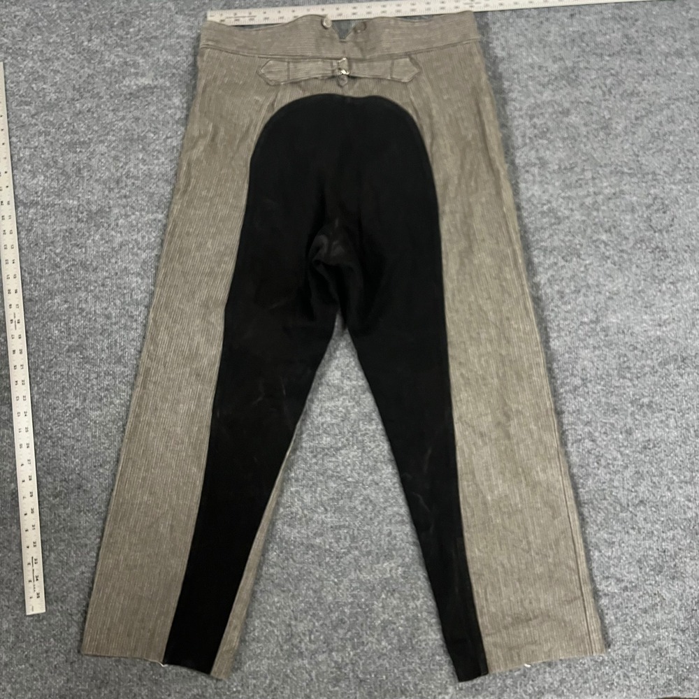 Wah Maker Riding Pants Mens Size 38 Brown Herringbone Cotton Equestrian Breeches